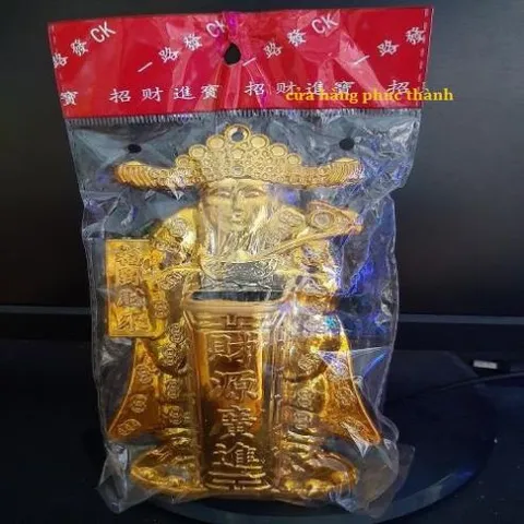 cắm nhang thần tài vàng nhựa treo có hoả tốc