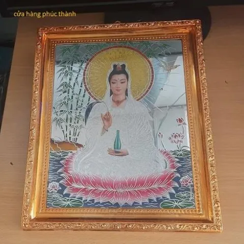 bài vị chạm Quan âm có hoả tốc