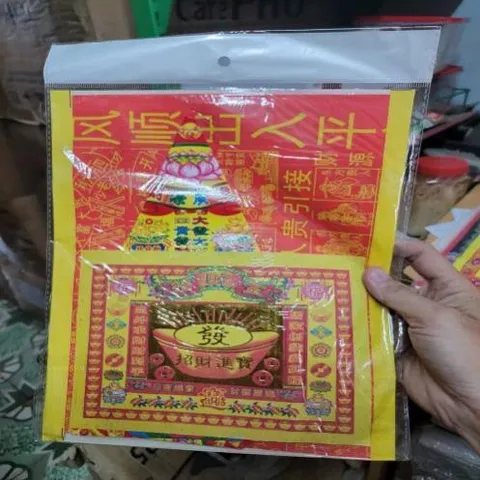giấy cúng bộ thần tài có hoả tốc