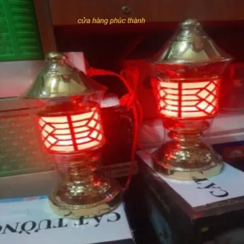 đèn thờ cát tường đỏ có hoả tốc