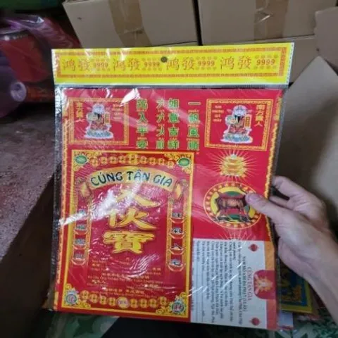 giấy cúng bộ tân gia có hoả tốc