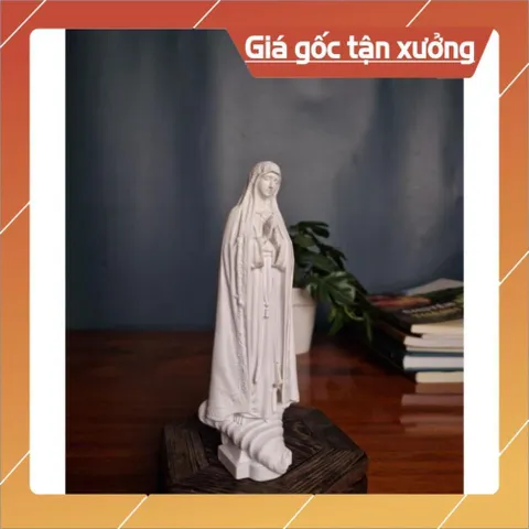 Tượng Đức Mẹ Fatima Cao 15cm Chất liệu Bột Đá composite, Tượng Mẹ Maria Tượng Công Giáo. CÓ HOẢ TỐC HCM 853479