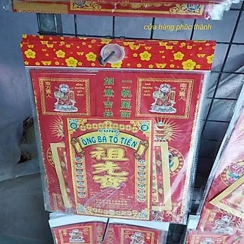giấy cúng bộ ông bà tổ tiên có hoả tốc