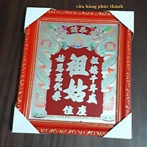 bài vị đỏ tổ cô có hoả tốc