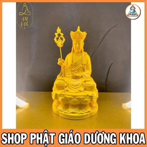 Tượng Địa Tạng ngồi 16cm nhiều màu cực đẹp