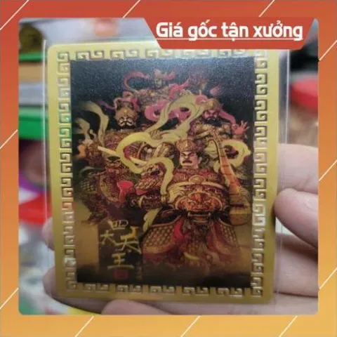 kim bài linh phù tứ đại thiên vương HÀNG CAO CẤP, có hoả tốc 853554