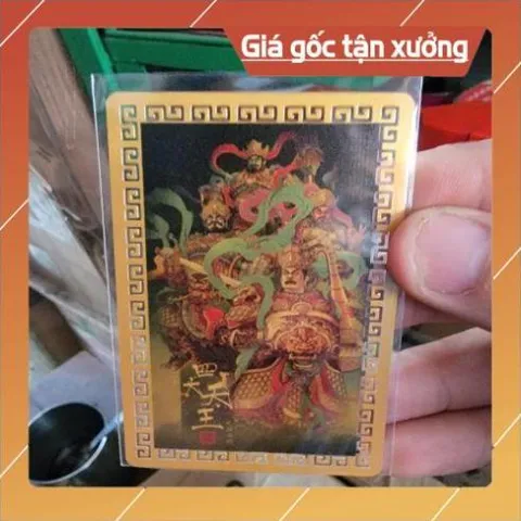 kim bài linh phù tứ đại thiên vương HÀNG CAO CẤP, có hoả tốc 853554