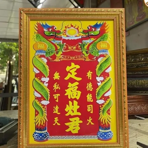 BÀI VỊ ÔNG TÁO - có khung cực đẹp