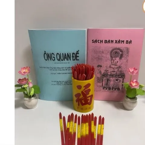 Combo Hũ Xin Xăm kèm cuốn giải XĂM cực xịn, GIÁ TỐT Combo Hũ Xin Xăm kèm cuốn giải cực xịn TĂNG CẶP KEO KHI MUA 853584