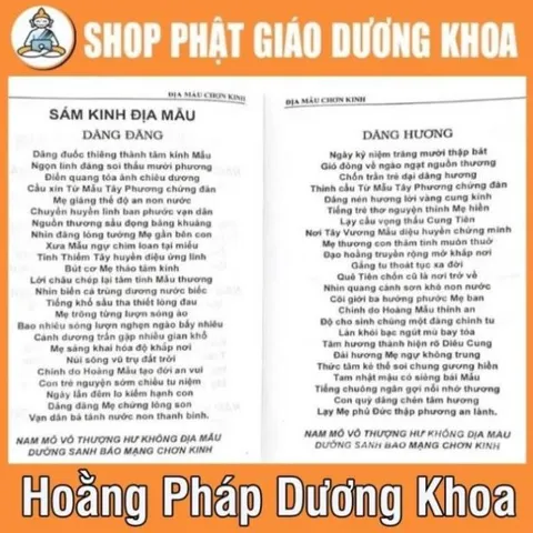 Địa Mẫu Chơn Kinh - Lê Công Đồng a5 gáy kim GIEO DUYÊN