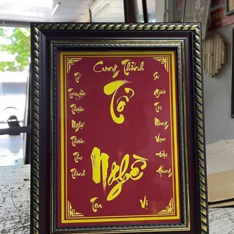 Tranh TỔ NGHỀ SÂN KHẤU - Có khung cực đẹp