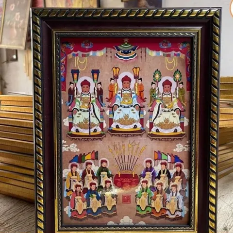 Tranh TỔ NGHỀ SÂN KHẤU - Có khung cực đẹp