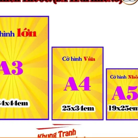 Tranh treo, ảnh thờ TẤM TRẦN ĐIỀU bền màu + Khung ảnh sáng đẹp kích thước khổ A3, A4, A5 cực đẹp