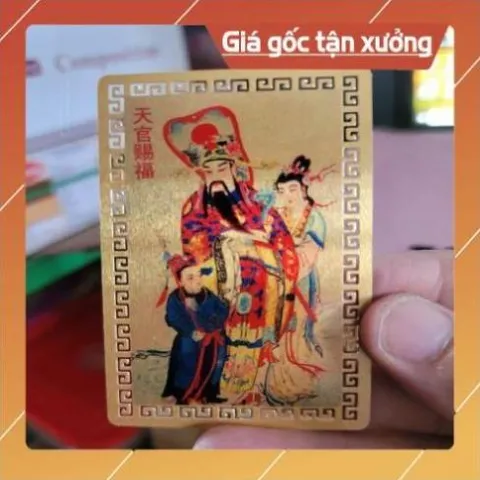 kim bài linh phù thiên quan tứ phúc HÀNG CAO CẤP, có hoả tốc 853655