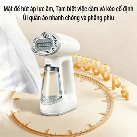 Bàn Ủi Hơi Nước Cầm Tay 1300W | Mini, Tiện Lợi, Hơi Nước Mạnh, Dùng Khô & Ướt