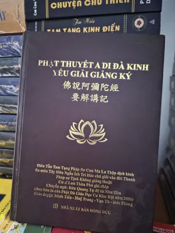 SỔ TAY PHẬT THUYẾT A DI DÀ KINH YẾU GIẢI GIẢNG KÝ BÌA CỨNG