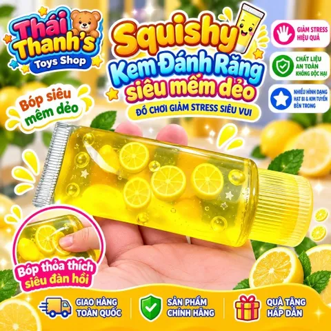 Squishy Mềm Dẻo hình Chai Kem Đánh Răng