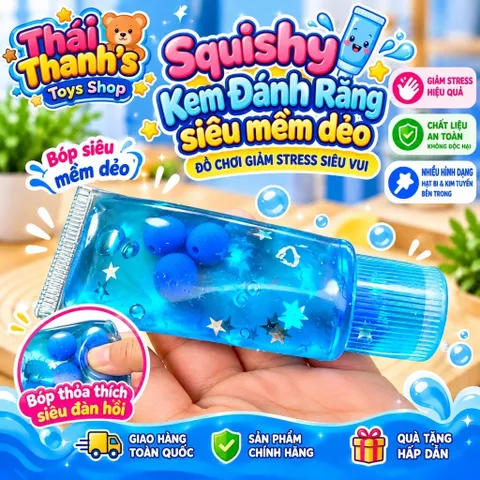 Squishy Mềm Dẻo hình Chai Kem Đánh Răng
