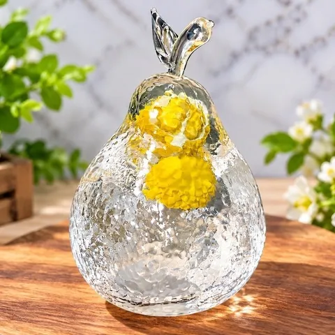 Squishy Bóp Dẻo Hình Quả Lê trong suốt siêu mềm dẻo cực thích-đồ chơi bóp dẻo an toàn cho trẻ em