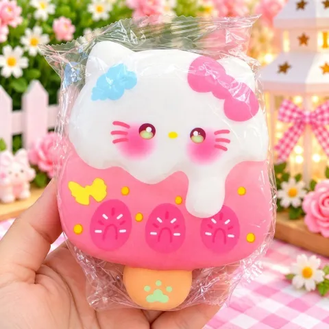 Squishy Bóp Mềm siêu tăng chậm Hello Kitty