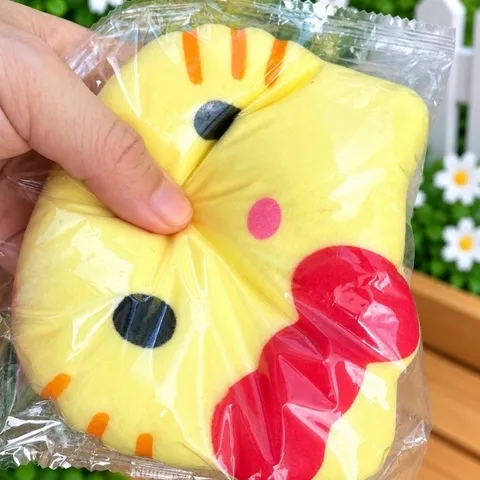 Squishy bóp siêu mềm siêu tăng chậm hình bánh bông lan Hello Kitty