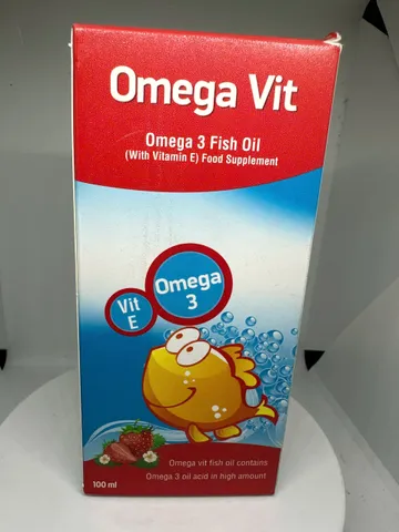 Siro Omega Vit, bổ sung Omega 3 (DHA và EPA) hỗ trợ phát triển não bộ và thị lực cho trẻ