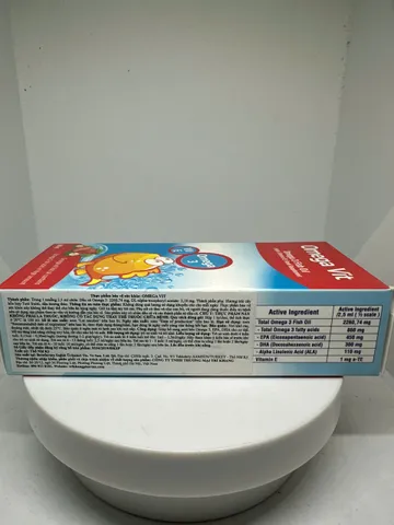 Siro Omega Vit, bổ sung Omega 3 (DHA và EPA) hỗ trợ phát triển não bộ và thị lực cho trẻ