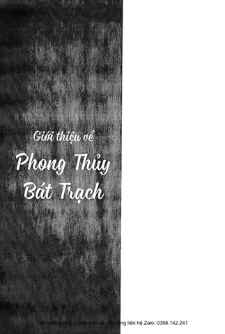 SỔ TAY SÁCH TỰ HỌC PHONG THỦY BÁT TRẠCH - NGUYỄN THÀNH PHƯƠNG