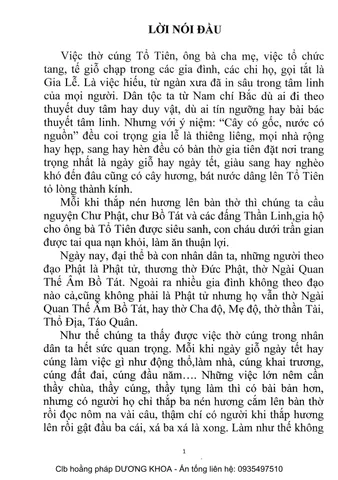 SỔ TAY NGHI THỨC CÚNG LỄ TRỌN BỘ THEO PHONG TỤC DÂN GIAN TRUYỀN THỐNG - SÁCH QUÝ