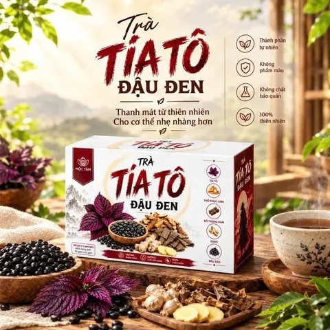 combo 3 Trà Tía Tô Đậu Đen Mộc Tâm hỗ trợ làm ấm bụng, giảm đầy hơi, khó tiêu (hộp 30 túi lọc x 3g) 854081