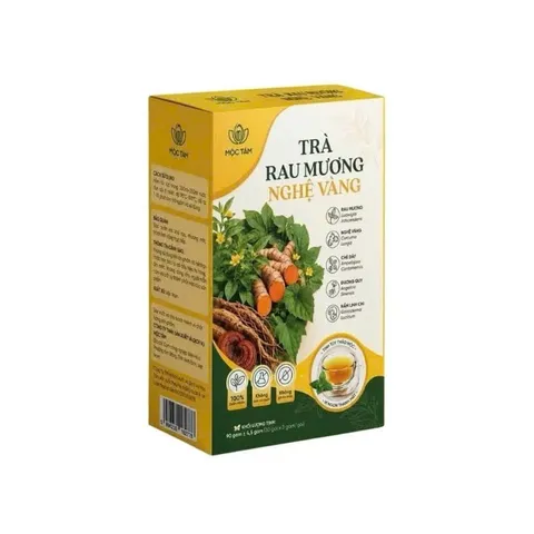Trà Cây Rau Mương Nghệ Vàng Mộc Tâm ( Hộp 30 Gói ) - Hỗ Trợ Các Vấn Đề Dạ Dày, Trào Ngược, HP, Ợ Hơi, Ợ Chua, Đại Tràng 854086