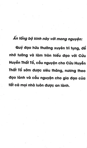 10 QUYỂN KINH SÁM CỬU HUYỀN THẤT TỔ KHỔ A4 LÒ XO BÌA ĐỎ