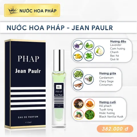 Nước hoa pháp jean paulr - biểu tượng nước hoa unisex của jean paul 15ml - HK70 854178