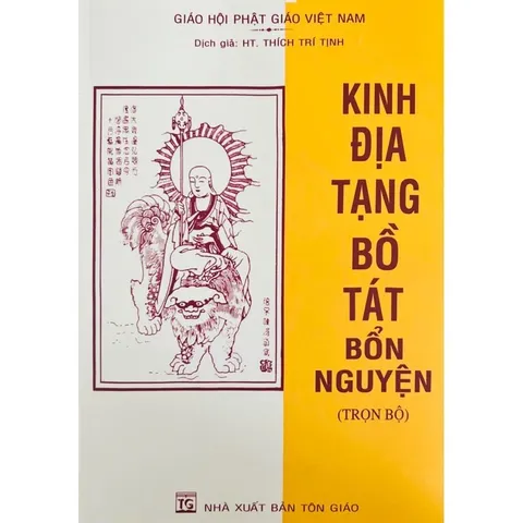 SỔ TAY Sách - Kinh Địa Tạng Bồ Tát Bổn Nguyện ( Bìa Vàng Mềm )