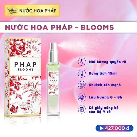 Nước hoa pháp blooms dung tich 15ml hàng chính hãng 854198