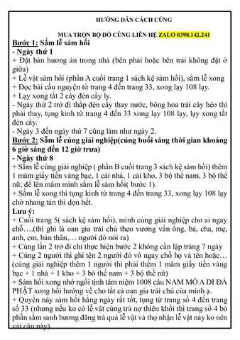 6K PHÍ SÀN, GIEO DUYÊN, KỆ SÁM HỐI TRẢ NỢ THIÊN KHỐI (1 QUYỂN/1ĐƠN)
