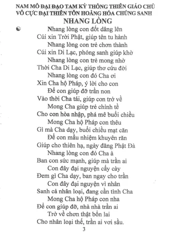 SỔ TAY DI LẶC CHƠN KINH , NHỮNG BÀI NGUYỆN - HÃY MÓC LÒNG RA