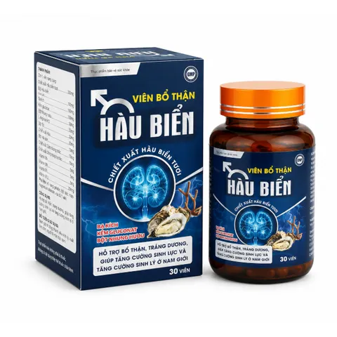Viên bổ thận hàu biển bổ thận td, st, tăng cường sức khoẻ nam giới, giảm đau lưng mỏi gối 