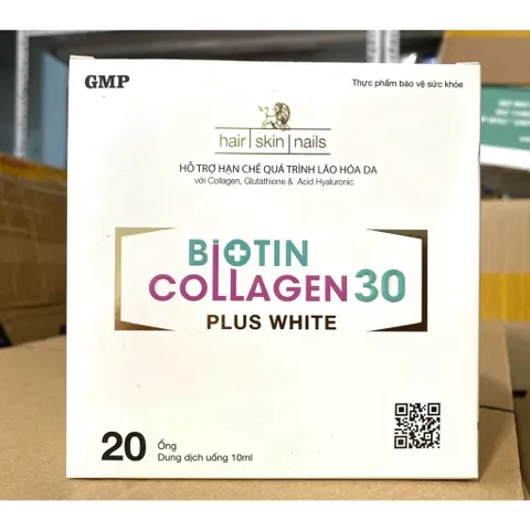 Biotin Collagen 30 plus white đẹp da, sáng da, bổ sung vitamin, hạn chế lão hóa, cung cấp độ ẩm cho da ống mil tui