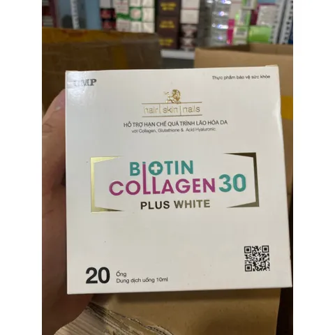 Biotin Collagen 30 plus white đẹp da, sáng da, bổ sung vitamin, hạn chế lão hóa, cung cấp độ ẩm cho da ống mil tui
