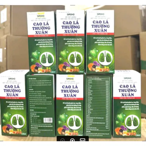 Siroho Bổ Phế Vương Mật ong Tỏi đen Hẹ Quất Cao lá thường xuân Tinh dầu thông đỏ giảm viêm họng, giảm đờm