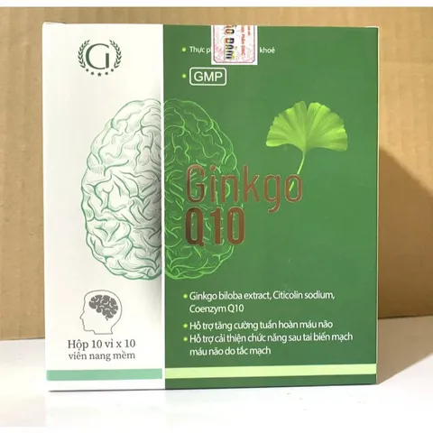 Ginkgo Q10 Cải thiện trí nhớ và chứng mất ngủ hoạt huyết dương não, đau đầu chóng mặt, ngủ k ngon giấc, trí nhớ kém