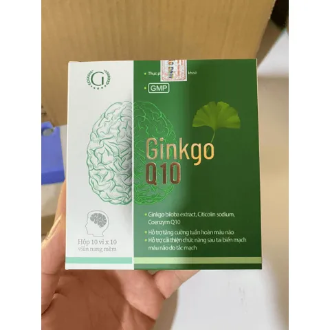 Ginkgo Q10 Cải thiện trí nhớ và chứng mất ngủ hoạt huyết dương não, đau đầu chóng mặt, ngủ k ngon giấc, trí nhớ kém