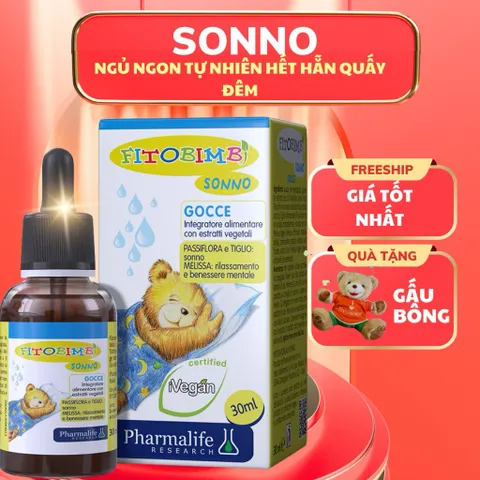 Sonno Fitobimbi _Hỗ trợ cho bé yêu giấc ngủ ngon