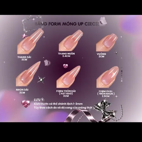 Nailbox Thiết Kế Tím Xanh Gothic Vẽ Tráng Gương Bạc [Cie-27]