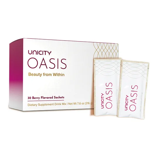 Oasis Unicity - Cấp nước, làm đẹp da chứa Hyaluronic Acid (HA)