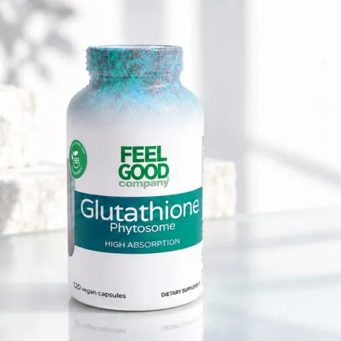 Viên uống Feel Good Glutathione Phytosome High Absorption |120 viên| Kích hoạt & Nâng cao hoạt động của tế bào miễn dịch - Đảo ngược sắc tố & Trẻ hoá da từ gốc [SP Chuẩn Mỹ không tem]