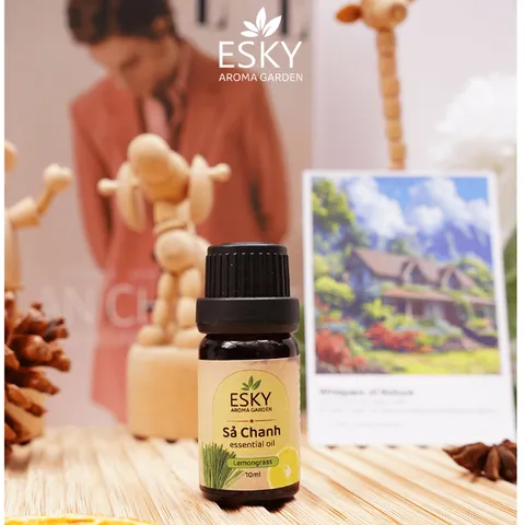 [Tặng tinh dầu] Túi Thơm Hạt Gỗ ESKY Aroma Garden Túi Thơm Treo Ô tô, Khử Mùi Tủ Quần Áo