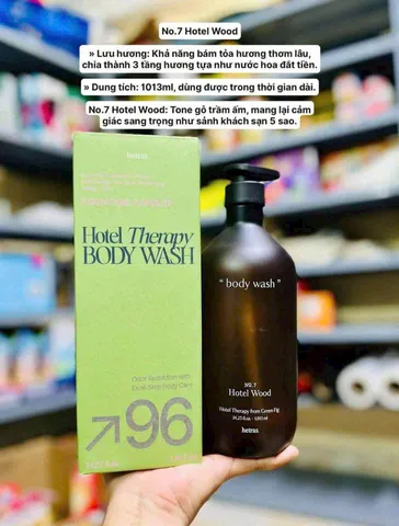 SỮA TẮM HETRAS HOTEL THERAPY BODY WASH – HƯƠNG THƠM TINH TẾ, CHĂM SÓC DA MỖI NGÀY