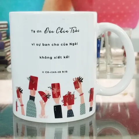 Ly sứ cốc sứ quà tặng Giáng Sinh - Noel, quà tặng Công Giáo